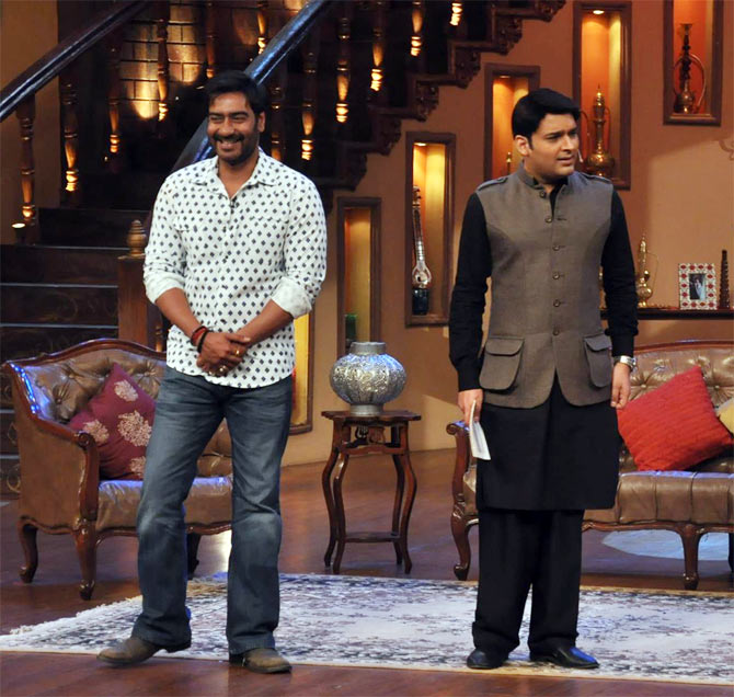 Ajay Devgan in Comedy Nights with Kapil