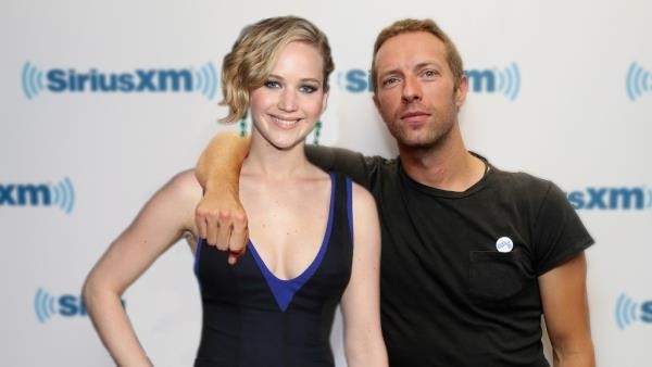 Jennifer Lawrence and Chris Martin