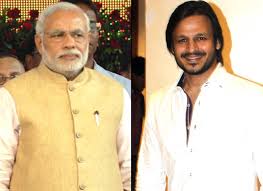 Prime Minister Narendra Modi and Vivek Oberoi